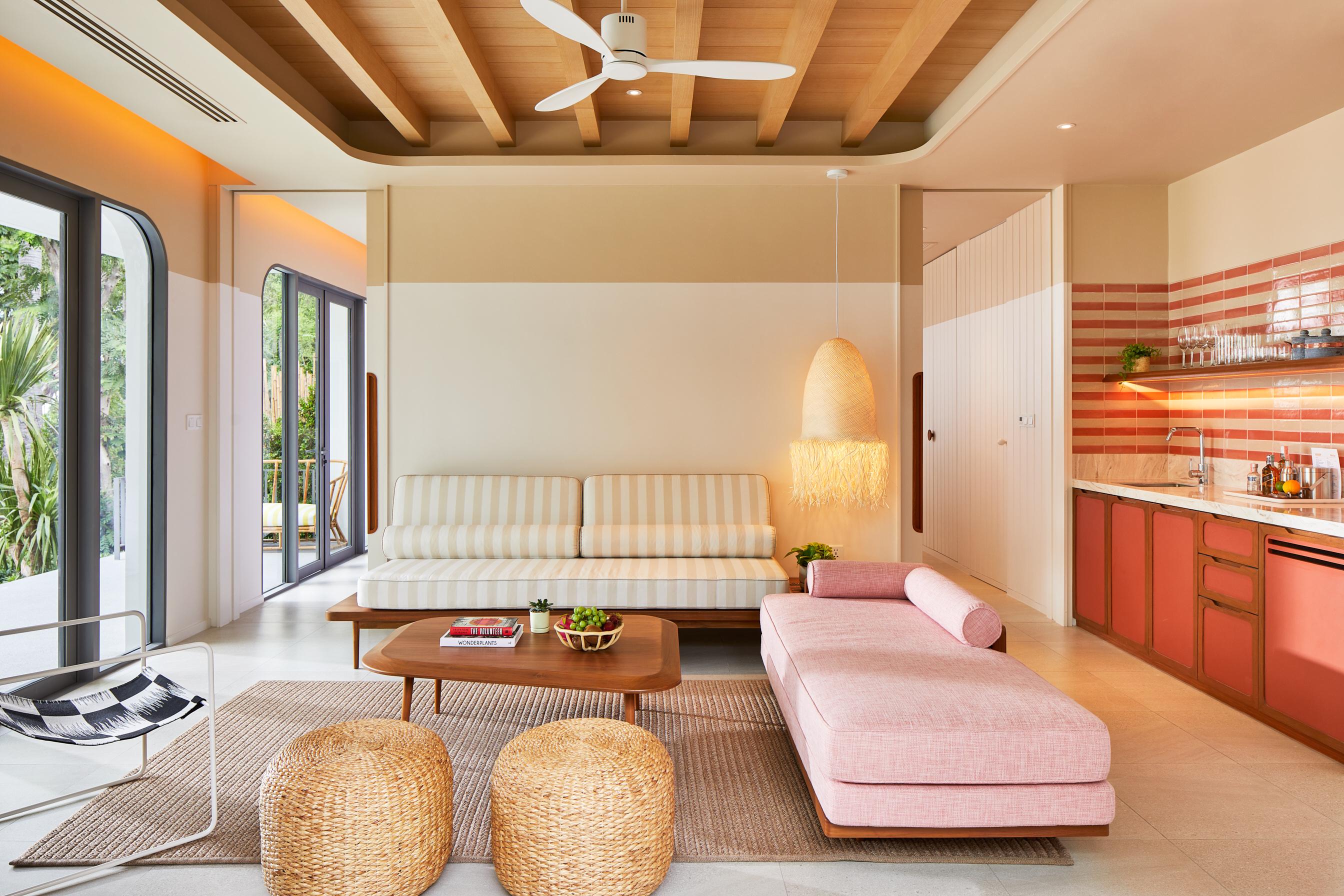The Standard, Hua Hin Hotel Exterior foto A living room at the hotel